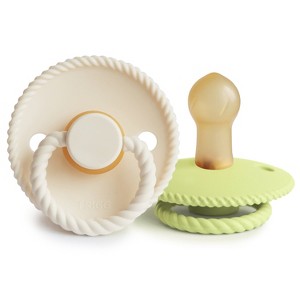 FRIGG Rope Natural Rubber Pacifier 2-Pack - 1 of 4