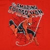 Seven Times Six Marvel Amazing Spider Man Shirt Mens Great Power Front Back Graphic Adult Red - 2 of 4