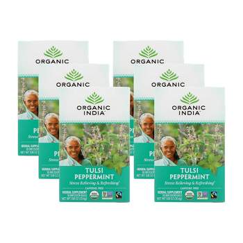 Organic India Tulsi Original Tea - Case Of 6/18 Bags : Target