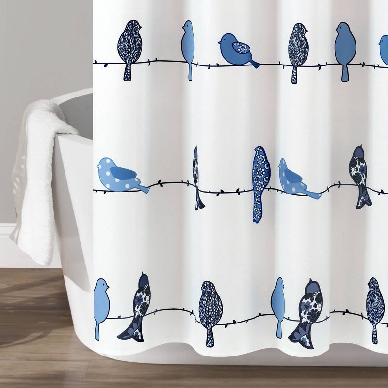 Rowley Birds Shower Curtain - Lush Décor, 5 of 10