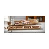 tagltd Watermill Mango Wood Divided Serving Tray 38.5L x 6.0W x 2.0H inches - 3 of 3