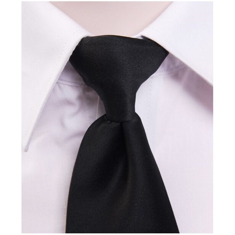 Solid Color Pre-tied Clip On Necktie For Boy, 3 of 5