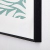 Heather Dutton Flowing Leaves Seafoam Metal Framed Art Print - Deny Desings - 3 of 3