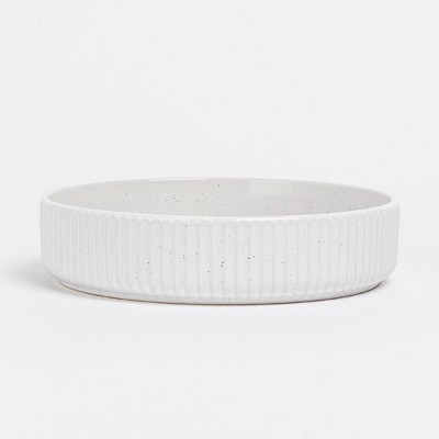 over&back 30 fl oz Stoneware Ribbed Dinner Bowl