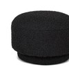 NicBex Cute 15" Mushroom Ottoman with Boucle Upholstered, Round Footstool with Wood Frame, Faux Sheepskin Shoe Bench for Living Room, Entryway - 4 of 4