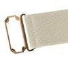 INSPIRE CHIC Women's Mirror Metal Gold Tone Plate Elastic Cinch Skinny Waist Belt - 3 of 4