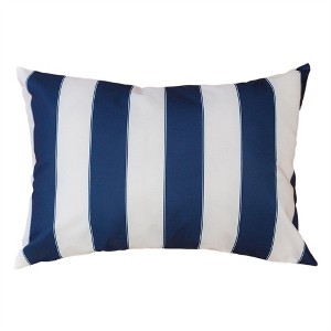 Tramull Horizon Stripe Pillow 14x20 Inches, Indoor Outdoor Decorative Pillow Cover, Water Resistant Solarium Polyester - 1 of 4