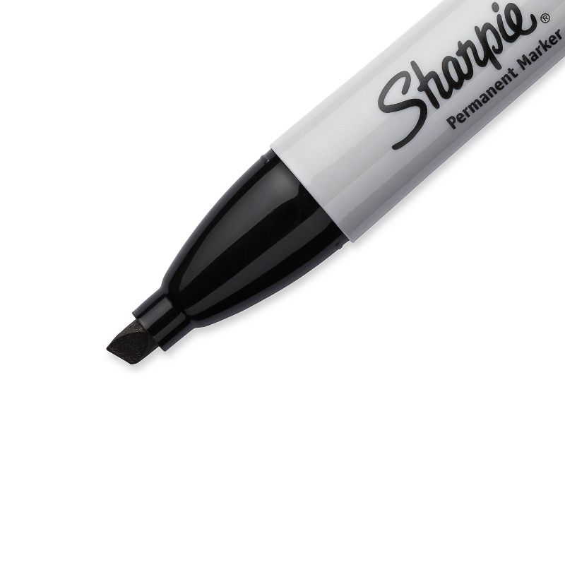 Sharpie 2pk Permanent Markers Chisel Tip Black, 3 of 8