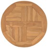 vidaXL Bistro Table 23.6 inches x23.6 inches  Solid Teak Wood - 4 of 4
