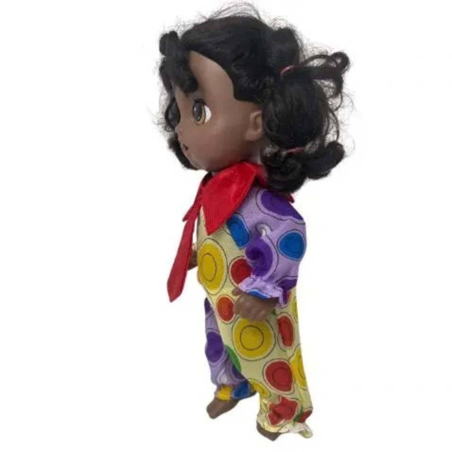 Doll Clothes Superstore Clown Costume with Pumpkin Trick or Treat Bucket for 14 Inch Baby Alive Dolls — фото 3