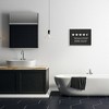 Stupell Industries Five Star Funny Word Bathroom Black And White Design Framed Giclee Art - 2 of 4