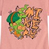 Girls' - Teenage Mutant Ninja Turtles - Mikey Fitted Short Sleeve Graphic T-Shirt - 2 of 4