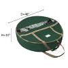 Elf Stor 48-Inch Wreath Storage Container, Green - 2 of 4
