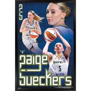 Trends International WNBA Dallas Wings - Paige Bueckers 25 Framed Wall Poster Prints - 1 of 4