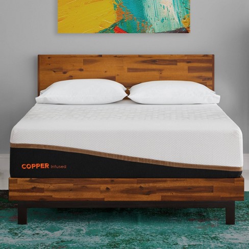 Early Bird Copper Infused Cooling, California King Memory Foam Bed Frame