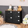 Costway 5 Drawer Dresser Fabric Storage Tower Unit for Bedroom Hallway Closets - 3 of 4