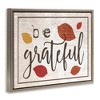 Stupell Industries Be Grateful Fall Leaves Typography, 21" x 17" - 3 of 4