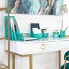 Blu Monaco Desk Organizer Set - 6-Piece Desk Accessories for Mail, Sticky Notes, Pens, Magazines & Documents - 3 of 4