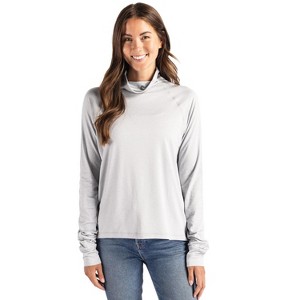 Cutter & Buck Coastline Epic Comfort Recycled Womens Funnel Neck - 1 of 2