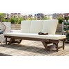 Osparple Adjustable Chaise Lounge Chair Outdoor Wooden Patio Lounge Chairs Modern Outdoor Recliner Chair for Small Space Patio - 4 of 4