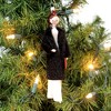 Italian Ornaments 7.0 Inch Jeanette In Faux Sable Ornament Italian Diva Lady Tree Ornaments - 3 of 3