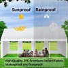 13x26 FT Party Tent Heavy Duty Wedding Canopy with White Large Roof - 3 of 4