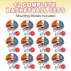 ArtCreativity Mini Basketball Game with Mounting Tape (12 Sets) - 3 of 4