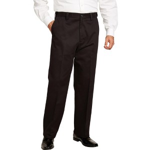 KingSize Men's Big & Tall Relaxed Fit Wrinkle-Free Expandable Waist Plain Front Pants - 1 of 4