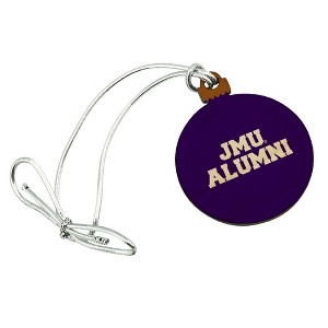 James Madison University Alumni Mini Small Tiny Wood Christmas Tree Holiday Ornament - 1 of 4