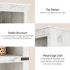 3 Tier Bookcase, Farmhouse Book Shelf with Storage - 4 of 4