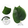 Unique Bargains Betta Fish Leaf Pad Hammock Plants for Fish Tank Green 3.15"x2.76" - 3 of 4