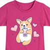 Girls' - Instant Message - Kawaii Fitted Short Sleeve Graphic T-Shirt - 2 of 4