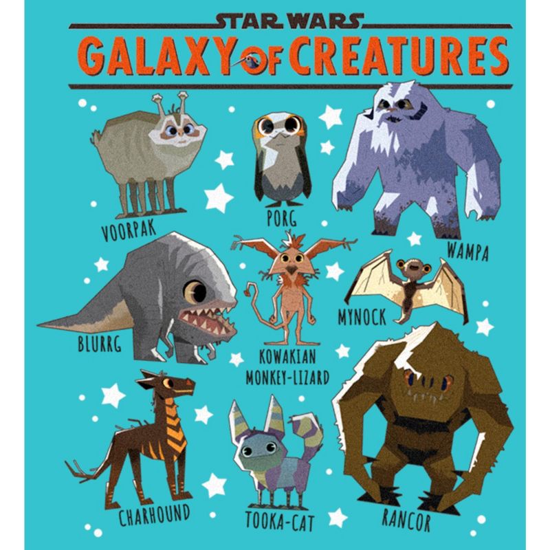 Girl's Star Wars: Galaxy of Creatures Creature Poster T-Shirt, 2 of 5