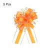 Unique Bargains Christmas Wedding Car Basket Gift Wrapping Big Pull Bow 5 Pcs - 3 of 4