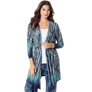 Roaman's Ultra Drape Cardigan - 1 of 4