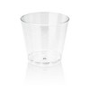 True Party Disposable Shot Glasses, Clear Plastic Drinking Glasses, Whiskey Cocktail Plastic Tumblers, Party Wedding Supplies, 1oz Set of 50 - 3 of 4