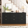 KTMBDW 9 Drawer Dresser for Bedroom, Modern Chest of Drawers, Wood Storage Dresser with Deep Drawers for Living Room, Hallway and Entryway - 2 of 4