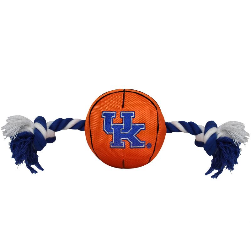 NCAA Kentucky Wildcats Basketball Rope Dog Toy, 1 of 4