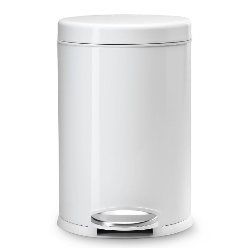 simplehuman 4.5L Round Step Trash Can, 2 of 7