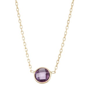 Designs By Gioelli 10K Yellow Gold Gemstone Station Necklace - 1 of 2