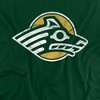 University of Alaska Anchorage Official Distressed Primary Adult T Shirt, Green, Small - 2 of 4