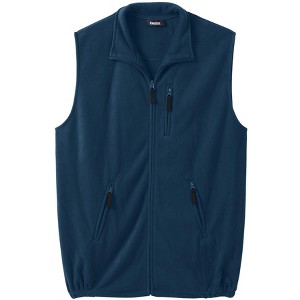 KingSize Explorer Plush Fleece Zip Vest - 1 of 4