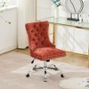 Kumasinova Ergonomic Office Chair,Chenille/Velvet Home Office Chair with Tufted Button Back,Swivel Desk Chair for Living Room,Bedroom,Study Room - 2 of 4