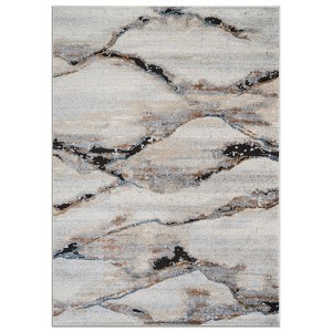 World Rug Gallery Transitional Horizon Area Rug for Living Room, Bedroom, or Entryway – Family Friendly and Easy to Maintain - 1 of 4
