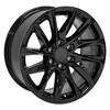 OE Wheels CA90 20 Inch Rim Fits Escalade Style 6x139.7 20x9 Gloss Black - Hollander 4875 (1) - 4 of 4