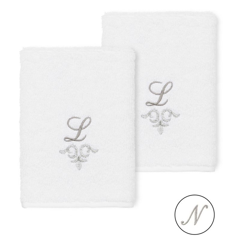 Set of 2 Monogrammed Towels  - Linum Home Textiles, 1 of 4