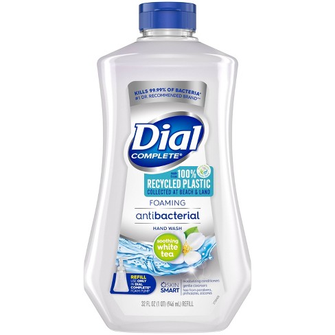 Dial Anti bacterial Hand Soap Refill White Tea Scent 32 Fl Oz