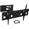 Mount-It! Articulating TV Wall Mount Low-Profile Full Motion Design for 32 - 75 in. Screen LCD LED 4K Flat Panel Screen TVs | 175 lbs. Weight Capacity - image 3 of 4