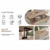 PAGED Lift Top Coffee Table with Fluted Panel Hidden Storage, Wooden Center Table with Curved Safety Corners for Living Room, Office - 2 of 4