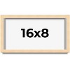 PosterPalooza | Panoramic Classic Modern Yellow Frame - UV Acrylic, Foam Board Backing, Hanging Hardware - 2 of 4